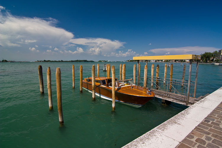 Venedig: Blick von Lido di Venezia 